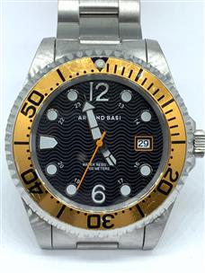 Arman Basi Rocket Watch Orange Bezel Stainless Steel Very Good Buya